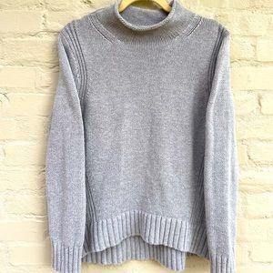 J. Crew Always grey knit sweater
